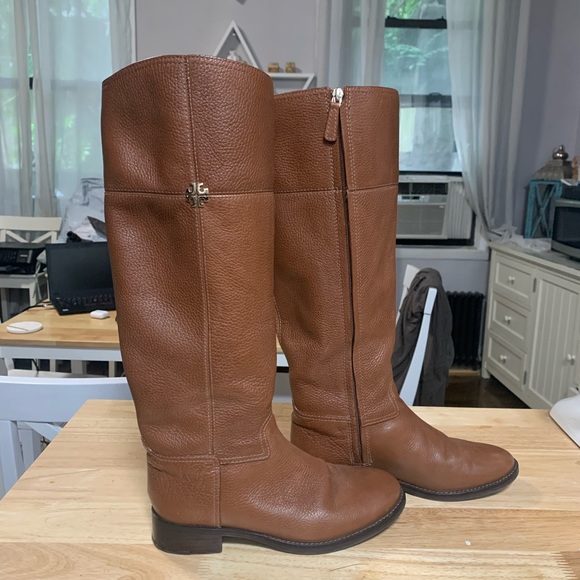 Jolie Riding Boot, Brown - TORY BURCH - Picture 4 of 9